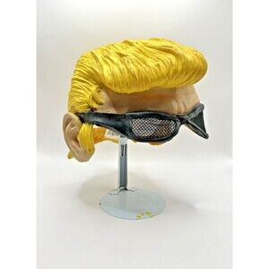 Paper Magic Group Rubber Halloween Costume Mask Johnny Bravo Half Mask 2002 Rare